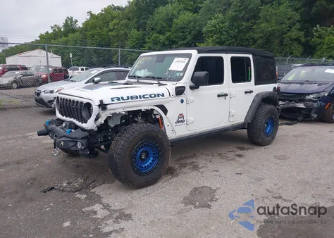 2024 Jeep Wrangler 4Xe Rubicon 4Xe из США, поврежденный, VIN 1C4RJXR60RW187965